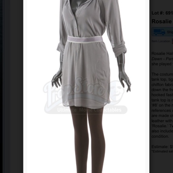 Twilight Rosalie Hale BCBG Tunic dress top - Picture 3 of 10
